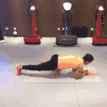 健身 帅哥 运动 抬腿