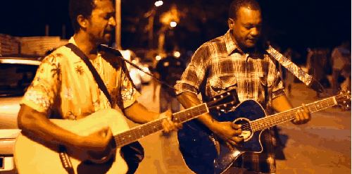 Paul&Wex 塞舌尔群岛 弹吉他 纪录片 路人 风景
