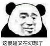 暴漫 熊猫头表情包 这傻逼又在幻想了 搞笑 逗 蠢萌