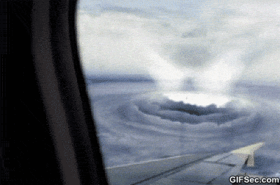 龙卷风 飞机  秒  可怕
