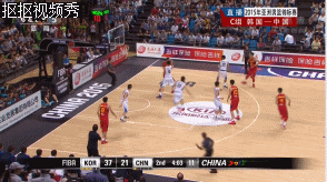 篮球 亚锦赛 中国 韩国 周鹏 转身 跳投 得分王 超远距离投射 激烈对抗 劲爆体育