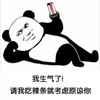 暴漫 熊猫头 我生气了 请我吃辣条就考虑原谅你 搞怪 逗