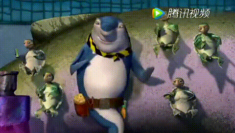 鲨鱼 海龟 跳舞 鲸鱼