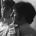 黑白 男人 照镜子 讲话