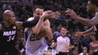NBA 篮球 野蛮 进球