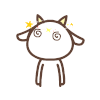 默默羊 晕了 满头星星 旋转