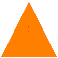 谢尔宾斯基 三角形 色彩 立体感