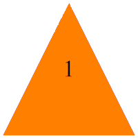 谢尔宾斯基 三角形 色彩 立体感