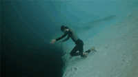 海底 游泳 黑洞 探索
