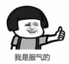 暴漫 文字表情包 我是服气的 沙雕 魔性 搞怪