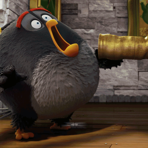 愤怒的小鸟 Angry Birds movie 充气 玩具 深呼吸 肺活量 箭筒 卡住