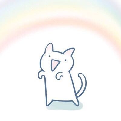 猫咪  跳舞  彩虹  开心