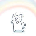 猫咪  跳舞  彩虹  开心