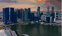 Singapore Singapore2012延时摄影 ZWEIZWEI 城市 夜幕 新加坡 高楼