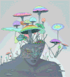 迷幻的 星座  动漫  五彩缤纷