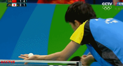 奥运会  兵乓球比赛  日本  中国  马龙  赢球