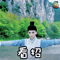笑傲江湖 影视 经典 金庸 看招 soogif soogif出品