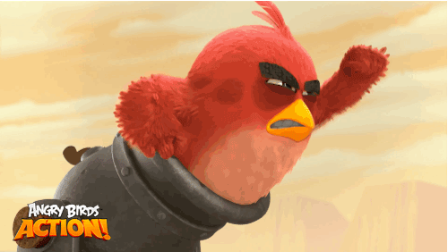 愤怒的小鸟 Angry Birds movie 发射 炮弹 大炮 超人 火光 爆炸 冲击