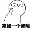 宛如一个智障