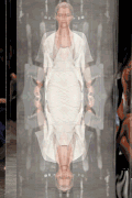 时尚 fashgif 白色的连衣裙 反射 镜子 mbfwa 澳大利亚设计师 克里斯托弗埃斯伯