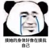 暴漫 文字表情包 摸她的身体好像在莫我自己 搞怪 逗 沙雕