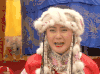 美女 开心 加油 激动
