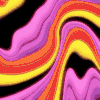 扫描 有趣的 设计 扭曲 迷幻 颜色 嬉皮士 圈 爱 彩虹 GIF 酸的 LSD 奇怪的 液体 丰富多彩的 波浪形的 后的影响 脉冲波  蘑菇 4D影院 波浪 提供