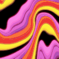 扫描 有趣的 设计 扭曲 迷幻 颜色 嬉皮士 圈 爱 彩虹 GIF 酸的 LSD 奇怪的 液体 丰富多彩的 波浪形的 后的影响 脉冲波  蘑菇 4D影院 波浪 提供