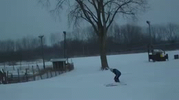 滑雪 雪花 雪原 摔 户外运动 搞笑