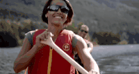 划船 加拿大不列颠哥伦比亚省风光 微笑 旅游 纪录片