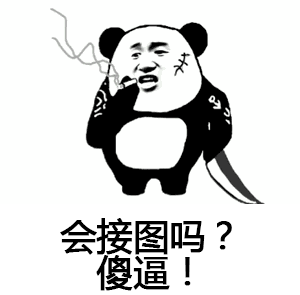 金馆长熊猫 傻逼 熊猫人 抽烟 会接图吗