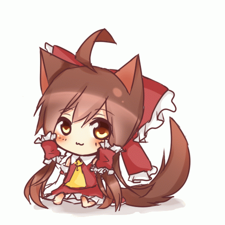 卡通 女孩 尾巴 耳朵