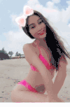 女神 比基尼 性感 美女 海滩