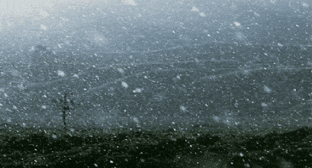 雪花gif动态图片,下雪树木山脉动图表情包下载 - 影视