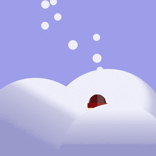 下雪 冬天 寒冷 动画