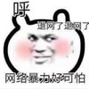 熊猫头 文字表情包 呼退网了退网了 网络暴力好可怕 搞笑 魔性 沙雕