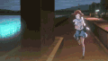 女孩 奔跑 哭泣 难过
