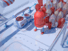 c4d 循环 动画 火腿