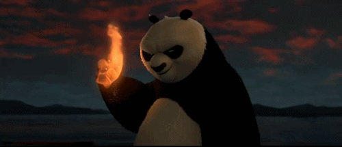 功夫熊猫3 可爱 开心 蹭