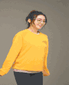 美女 蹦跶 可爱 调皮