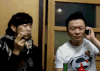 两个 抽烟 吸烟 二货