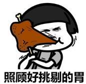 暴漫 文字表情包 照顾好挑剔的胃 搞笑 逗 沙雕