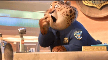 疯狂动物城 豹警官 魔性 吮指 迪士尼 zootopia