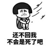 暴漫 文字表情包 还不回我 不会是死了吧 搞笑 沙雕 魔性