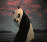 熊猫大侠玩火 表情 表情包