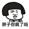 暴漫 文字表情包 胖子你疯了吗 搞笑 逗 沙雕