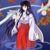 美女 红裙子 卡通 枫叶