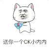 送你一条CK小内内 可爱 金馆长 猫