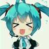卡通 小女孩 伸舌头 红脸蛋 绿色头发