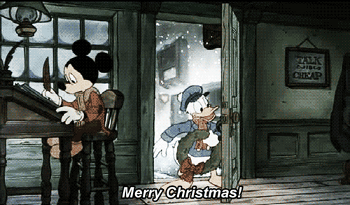 漫画与漫画；漫画 迪士尼 圣诞节 米奇 唐纳德鸭 米老鼠 圣诞快乐